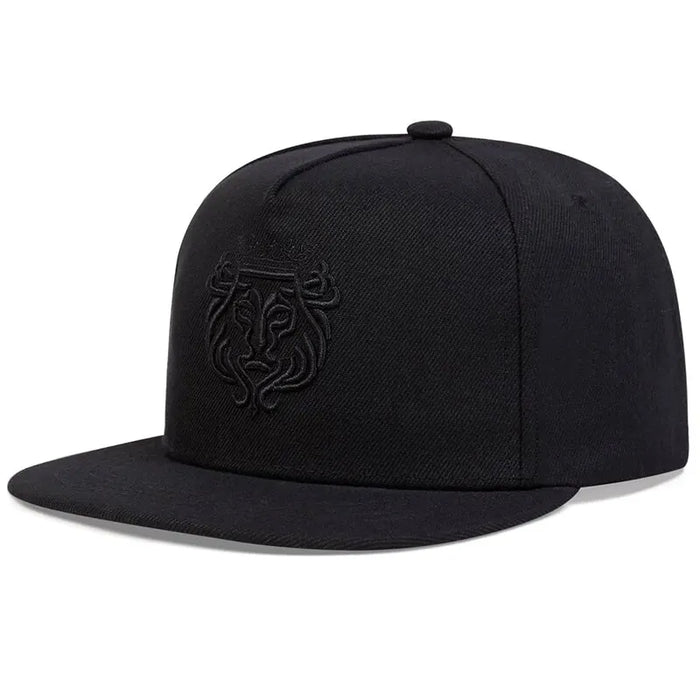 Adjustable Lion Crown Embroidered Baseball Cap / Hat