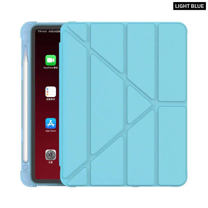 10Th Gen Ipad Cover With Pencil Holder Magnetic Folding Case For Ipad 10.9 Inch Inch Apple Tablet Accessory