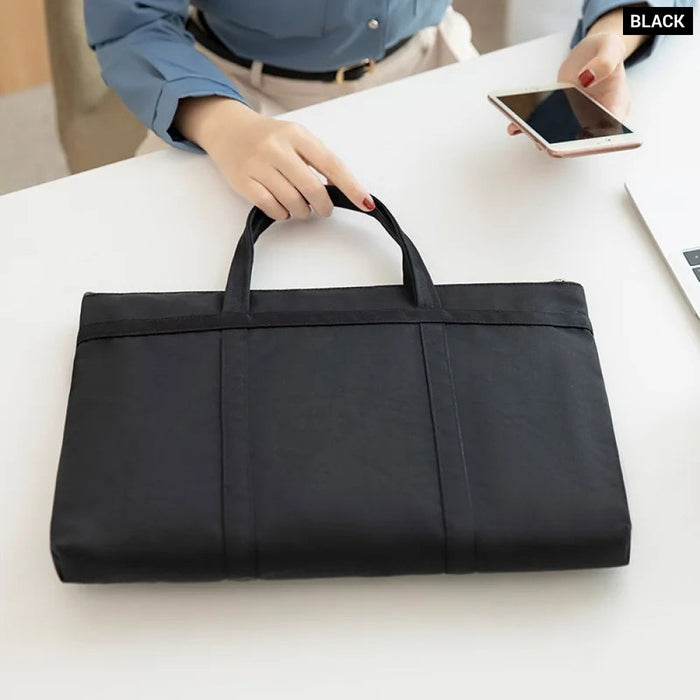 For Macbook Air Pro Notebook Unisex 13.3,14 Inch Document Storage Bag Hand & Laptop Bag