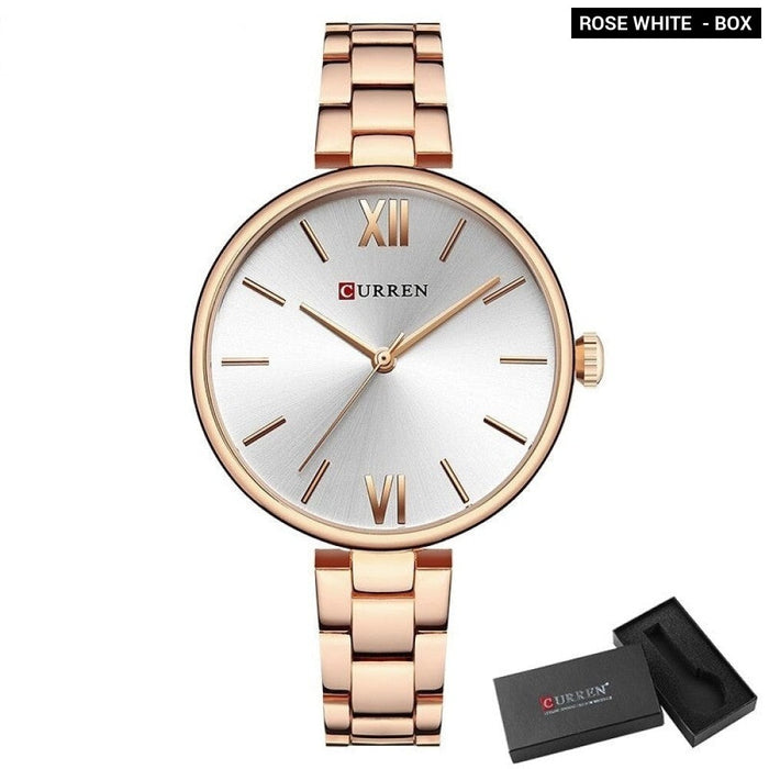 Women Watch Fashion Luxury Watch Reloj Mujer Stainless Steel  Female Clock Quartz Bracelet Wrist Watch