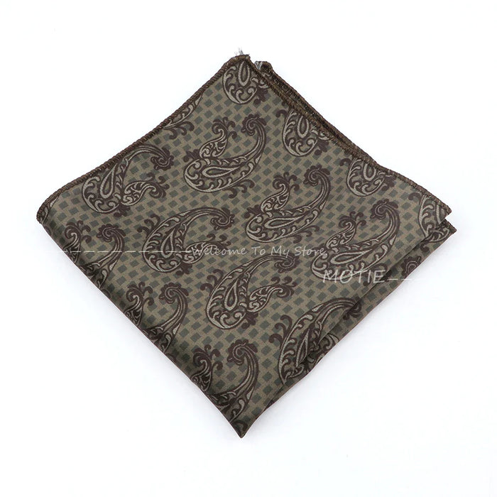 Paisley Pocket Square For Weddings And Daily Wear