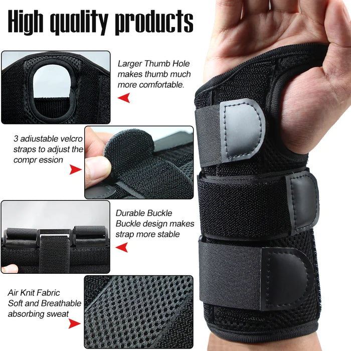 1 Pc Adjustable Wrist Compression Wrap Support Pain Relief For Men Women