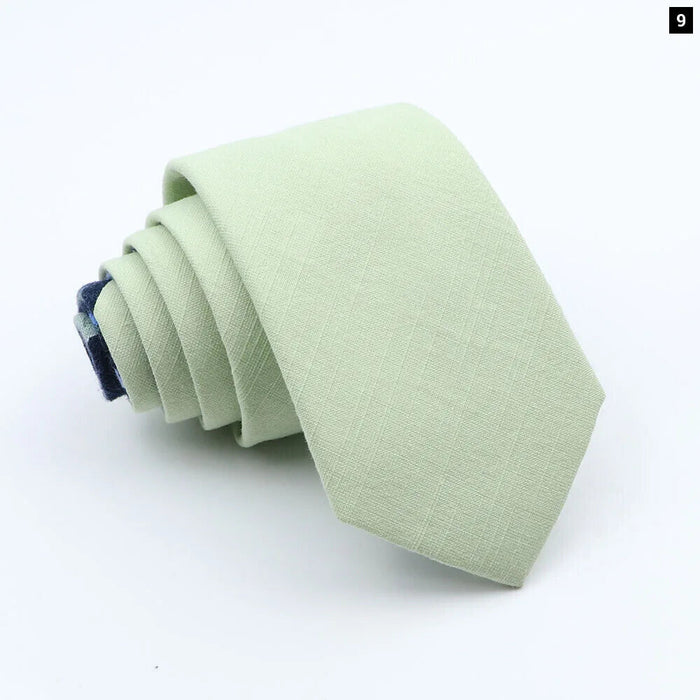 Colourful Two-Sided Floral Cotton Tie For Weddings And Parties