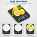 10kg Multifunction Stainless Steel Digital Kitchen Scale