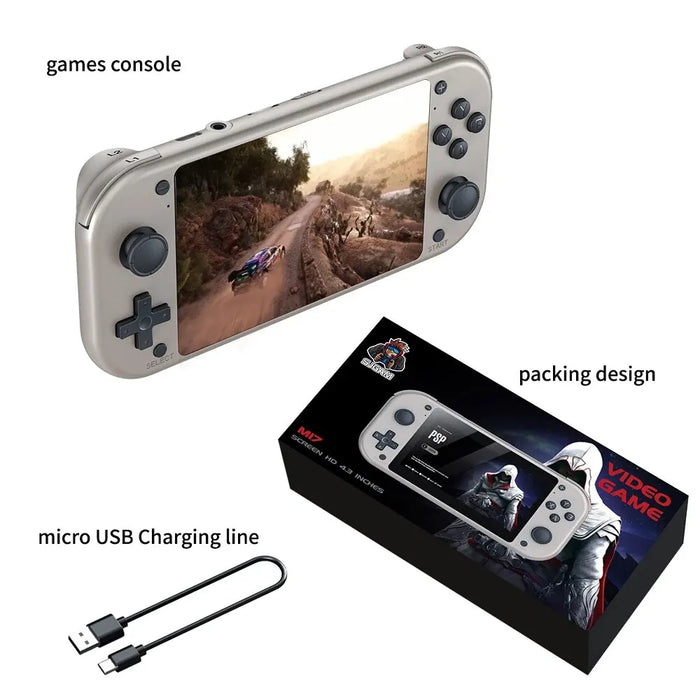 Boyhom M17 Retro Handheld Console 4.3 Ips Screen