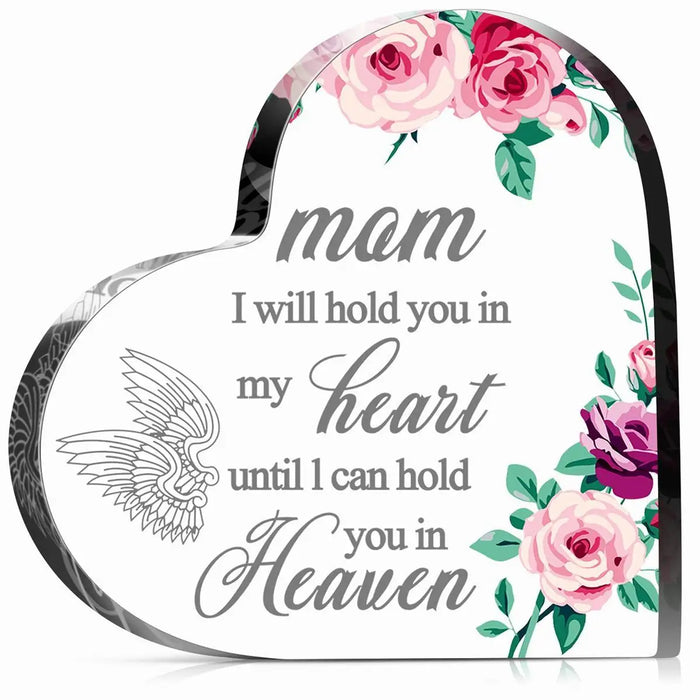 Acrylic Sympathy Memorial Decor For Mother's Bereavement