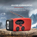 Portable Solar Hand Crank Radio With Power Bank