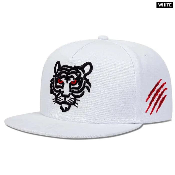 Adjustable Tiger Embroidered Baseball Cap / Hat