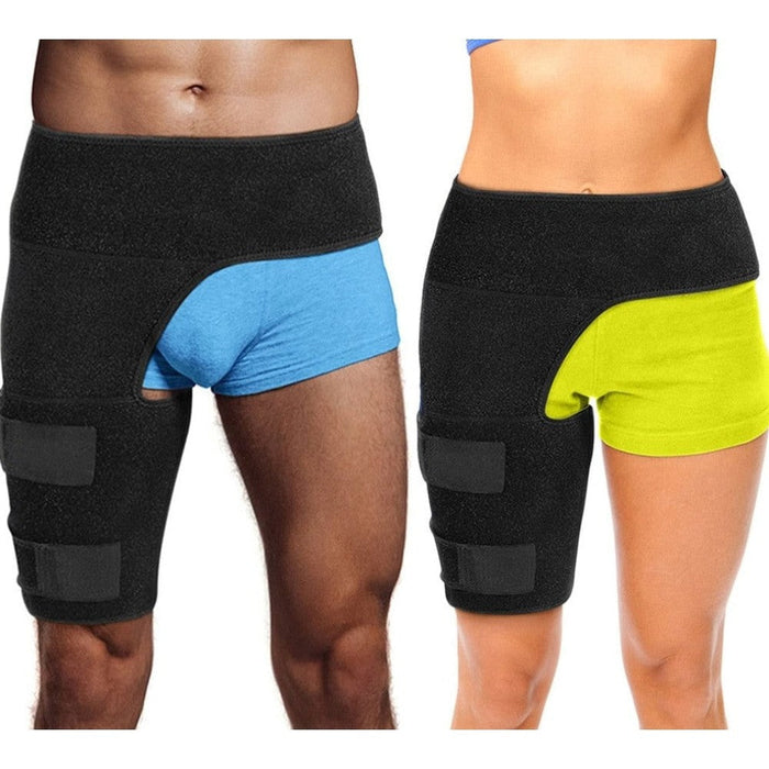 Hip Groin Brace Thigh Compression Hamstring Wrap for Hip Pain Relief Sciatica