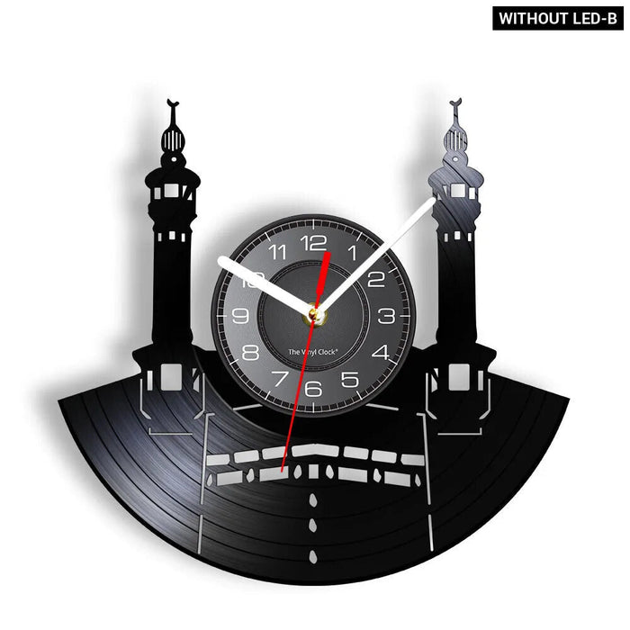 Mecca Skyline Vinyl Record Wall Clock