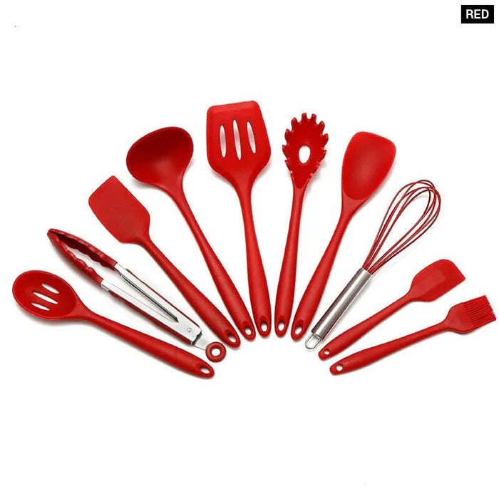 10 Piece Silicone Cookware Set