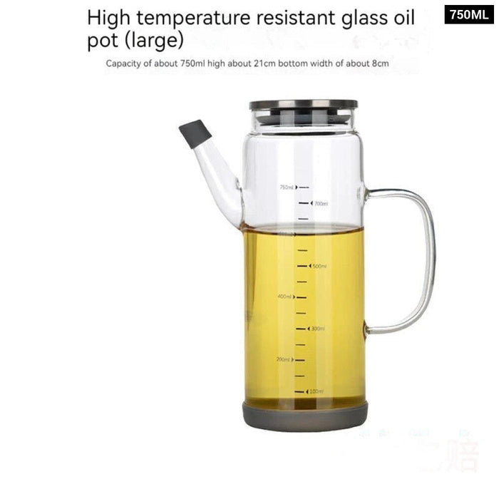 Glass Condiment Bottle For Kitchen Cooking