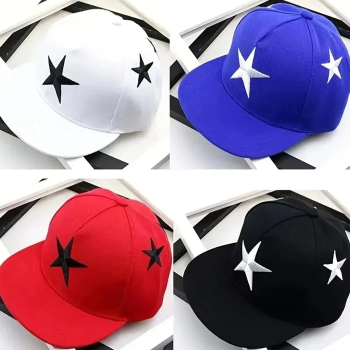 Embroidered Star Baseball Cap / Hat For Kids