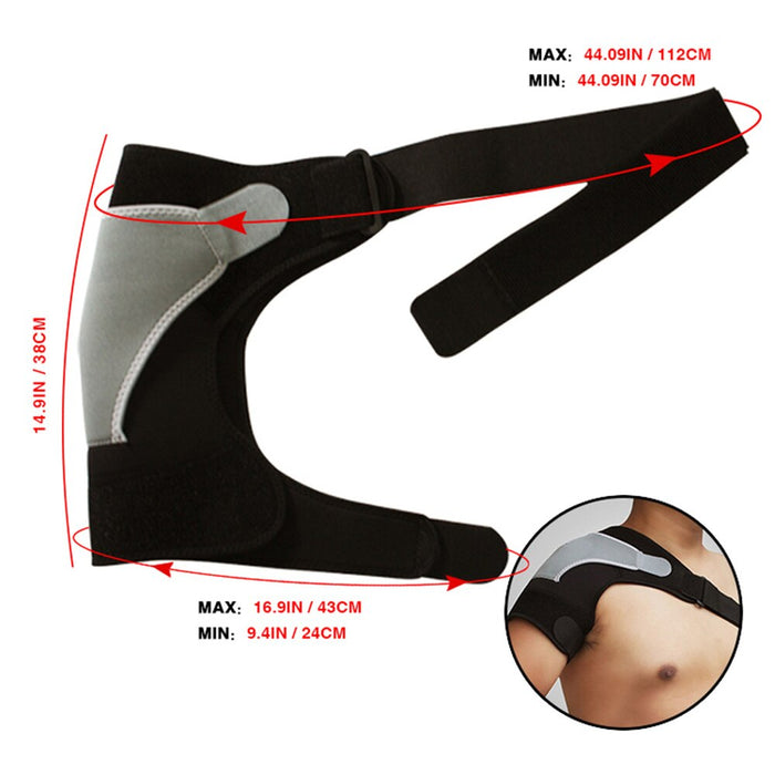 Adjustable Shoulder Brace Compression Wrap Strap For Torn