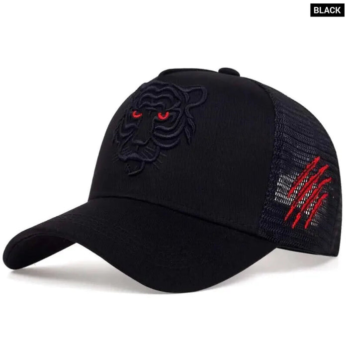 Adjustable Tiger Head Baseball Cap / Hat For Outdoor Wear