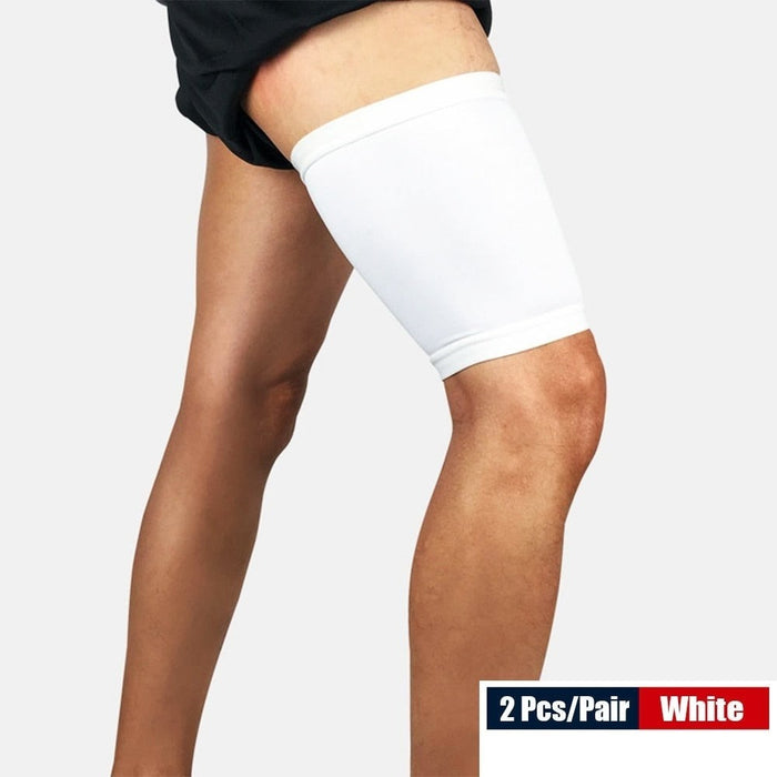 2Pcs/Pair Thigh Wrap Leg Brace Support Sleeves for Pulled Hamstring Strain Injury