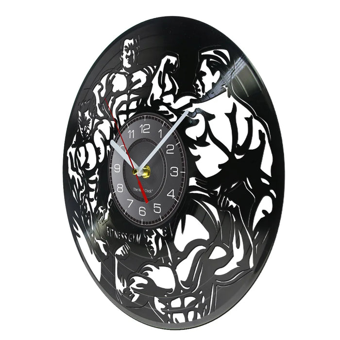 Silent Fitness Gym Wall Clock