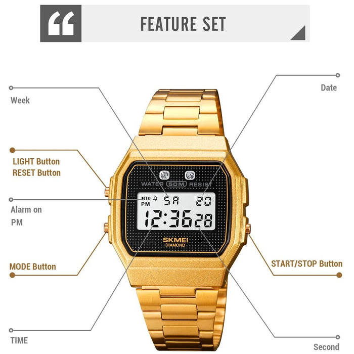 Men's TPU Band Band Analog Date Calendar Display Digital 3ATM 30M Water Resistant Wristwatch