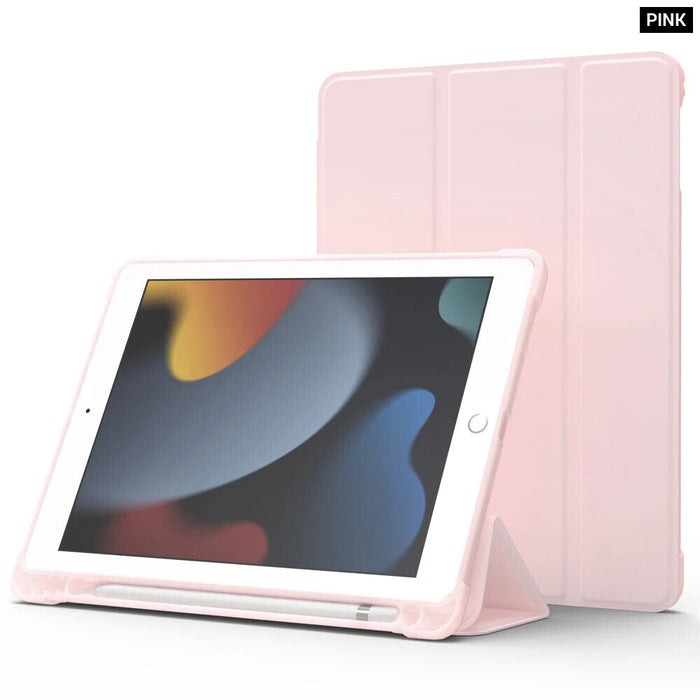 Ipad 10.2 Case Tpu Protective Shell With Pencil Holder For 9Th Gen Cover For Ipad 10.2