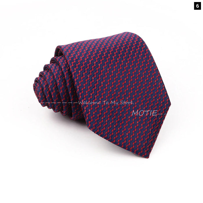 Floral Polyester Printed Necktie Purple Blue For Weddings