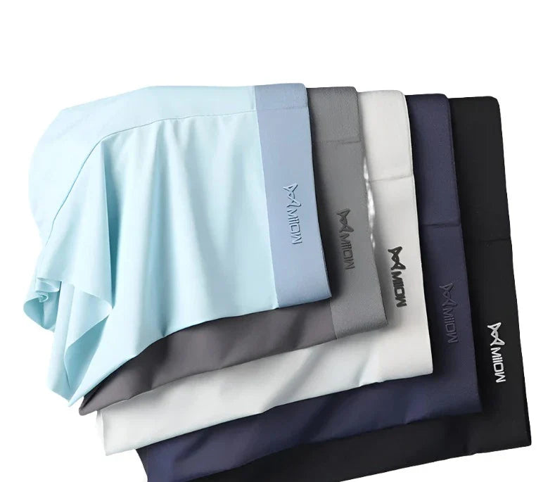 3 Piece Ice Silk Boxer Shorts For Men l