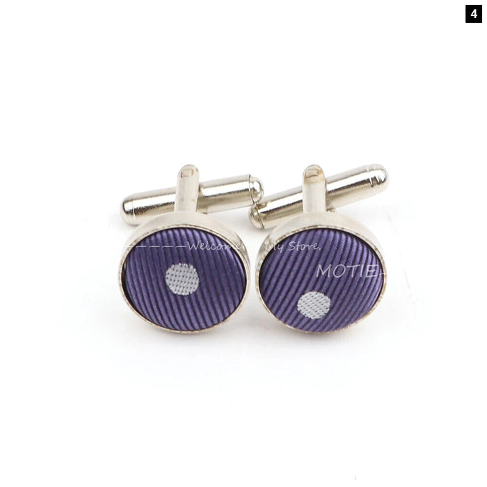 Purple Cufflinks For Men Weddings And Daily Wear