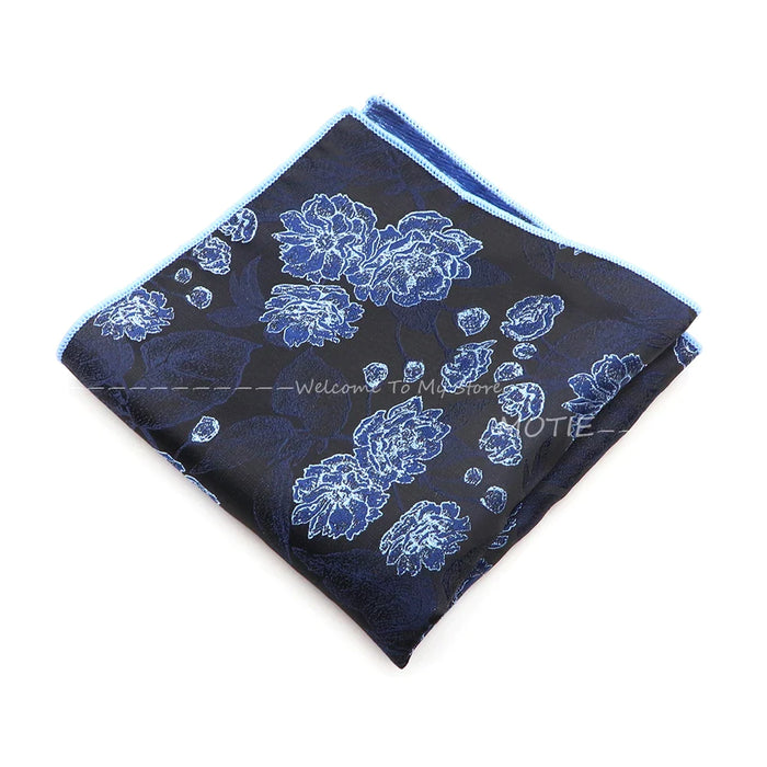 Mens Plant Pattern Handkerchiefs For Weddings And Daily Wear