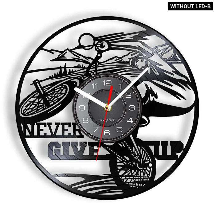 Bmx Vinyl Record Wall Clock