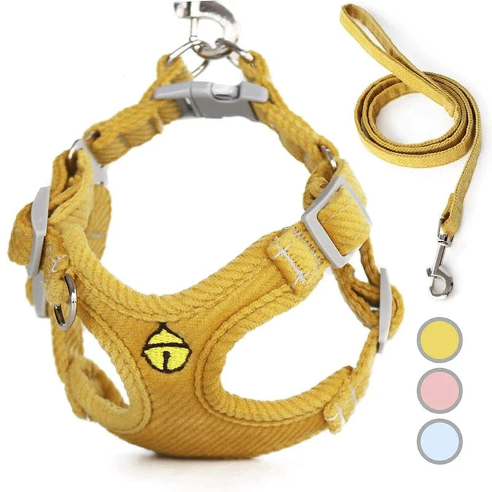 Dog Harness Leash Set Adjustable No Pull Vest