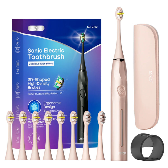 12 Years Sonic Toothbrush Touch Control Pressure Sensor With Travel Box