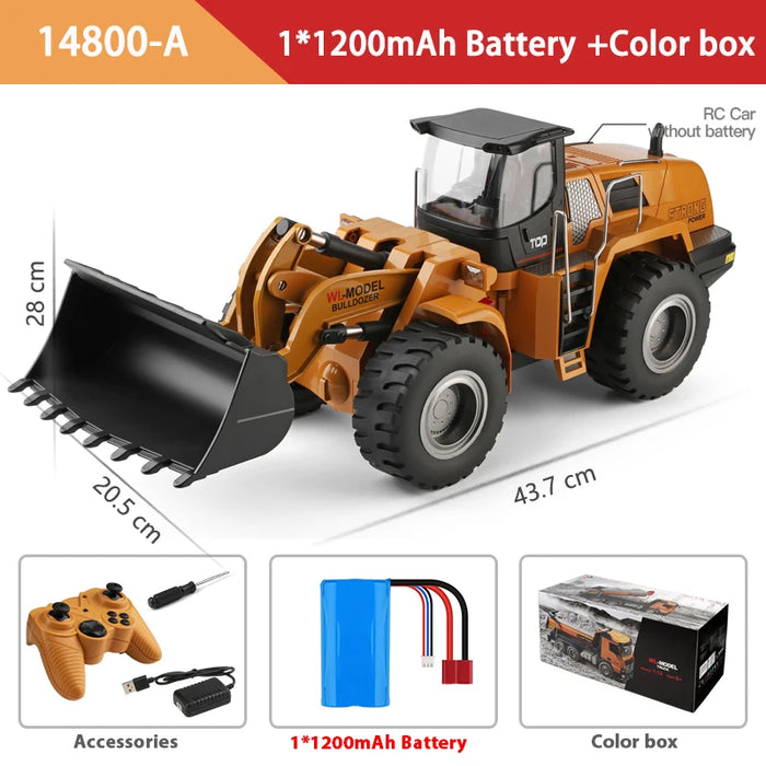 Electric Rc Dozer Truck for Kids 1 14 Scale