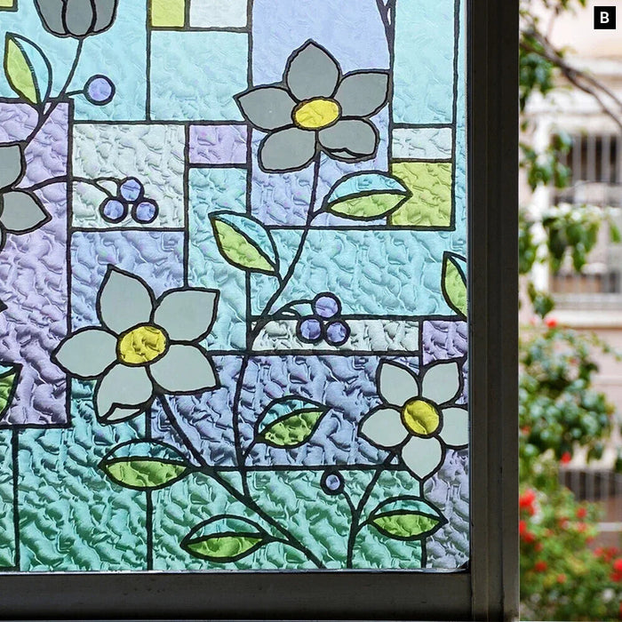 Decorative Stained Glass Window Film