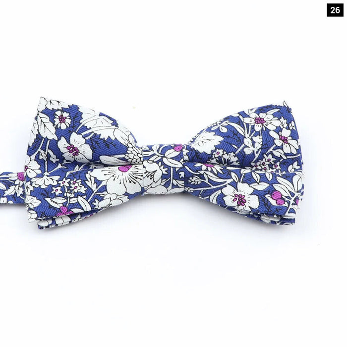 Colourful Floral Bow Ties Fashionable And Fun For Kids