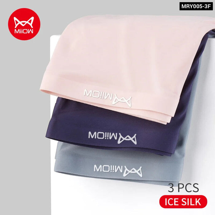 Pack Of 3 Mens Ice Silk Boxers