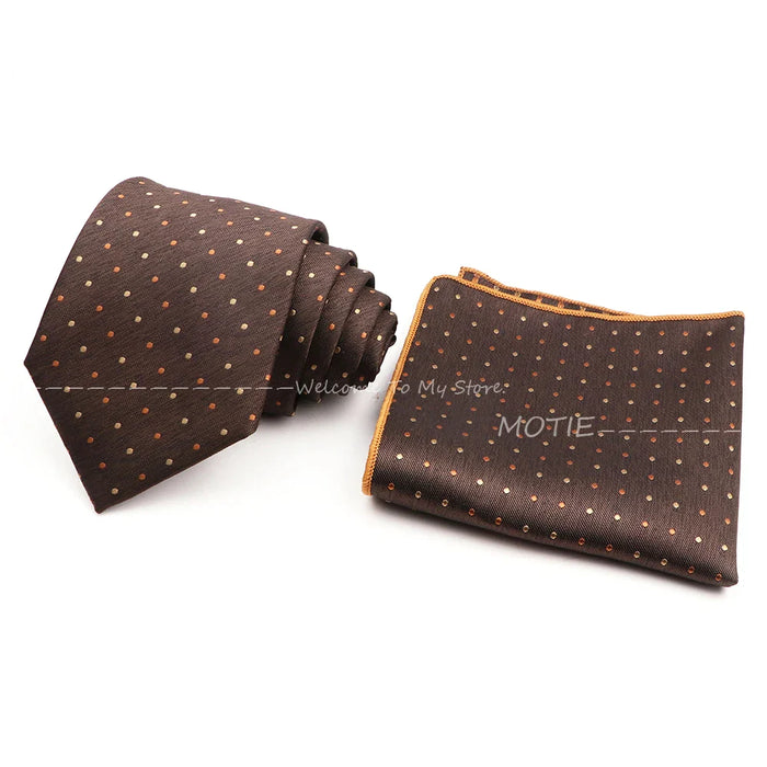 Floral Pocket Square Tie Set For Weddings Parties And Daily Wear