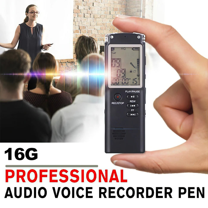 16gb Voice Recorder Pen Rechargeable And Portable