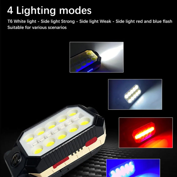 Rechargeable Led Work Light With Magnet Power Display