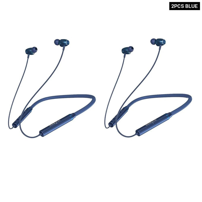 Wireless Bluetooth 5.0 He05X Waterproof Hifi Sound Magnetic Neckband 8H Sports Earphones