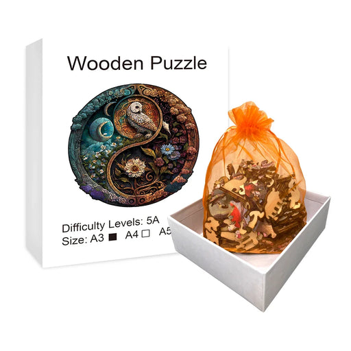 Owl Moon Wooden Jigsaw Puzzle