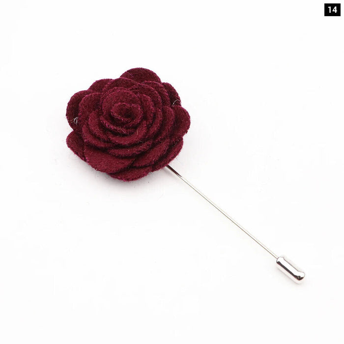 Handmade Romantic Flower Brooch 34 Colours