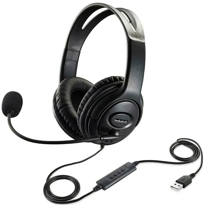 Noise Cancelling Usb Headset With Mic