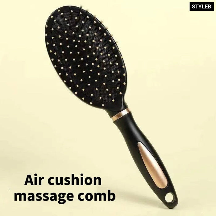 Plastic Anti Static Practical Care SPA Head Massager Curly Hair Comb