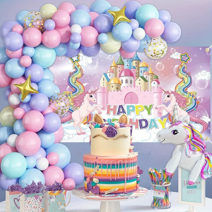 151Pcs Cute Balloon Garland Arch Set Wedding Birthday Party Anniversary Graduation Festival Celebration Room Decoration