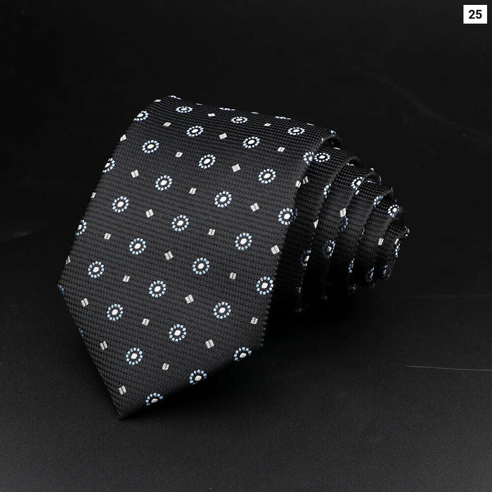 Polyester Necktie For Men For Business Meetings Formal Events And Daily Wear