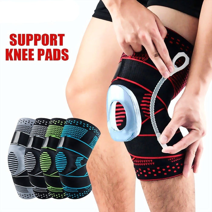 Knee Brace with Adjustable Straps for Cycling Running Basketball