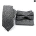 Mens Plaid Wool Tie Set For Business Weddings And Gifts