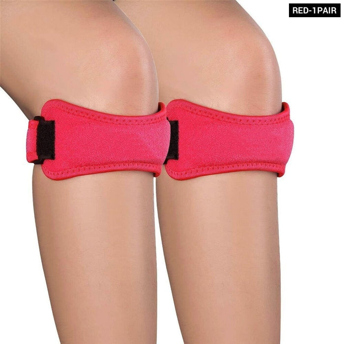 1Pair Patella Tendon Knee Strap For Basketball Running Jumpers Knee