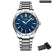 Business Wristwatch Quartz Analog Stainless Steel Bracelet