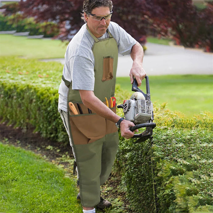 Oxford Fabric Adjustable Garden Trimming Apron With Pockets For Men Women