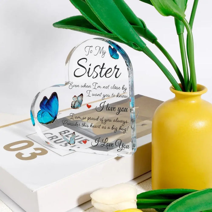 Sister Birthday Gift Funny Bestie Ornament